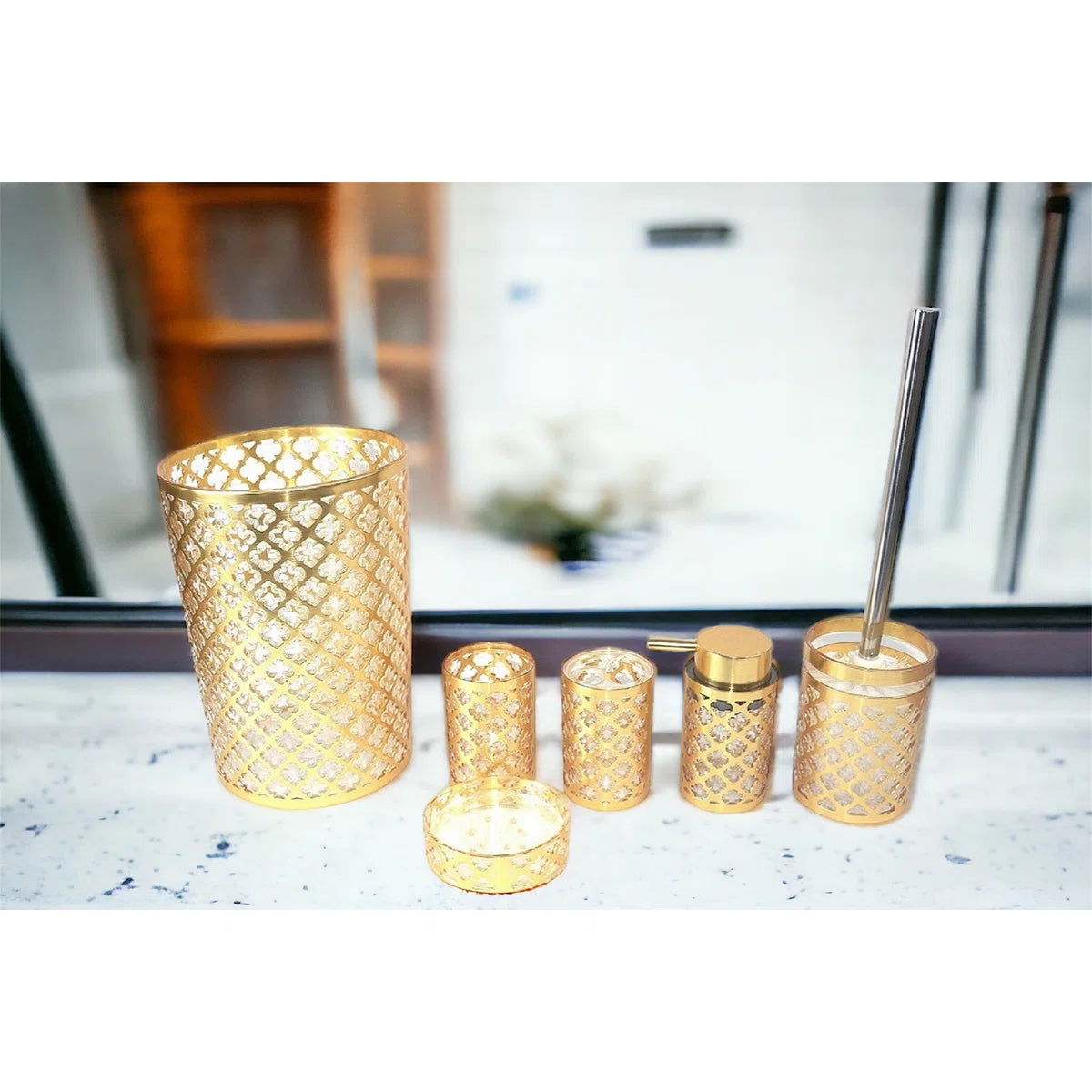 Vicini Bathroom Accessory Set