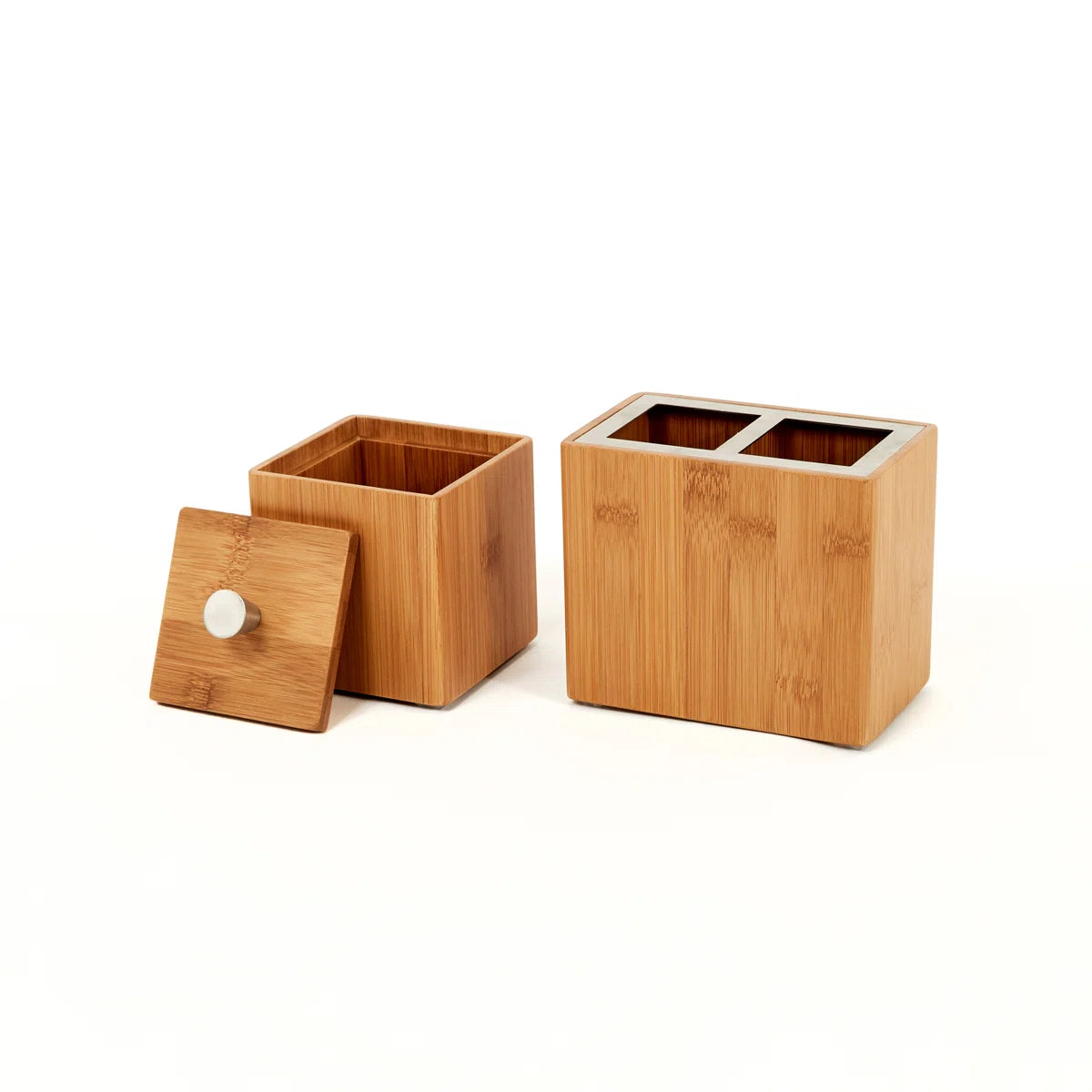 Bamboo 5-Piece Bathroom Accessory Set